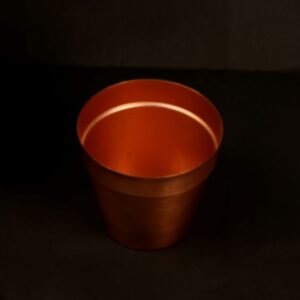 Copper-Finished Iron Planter