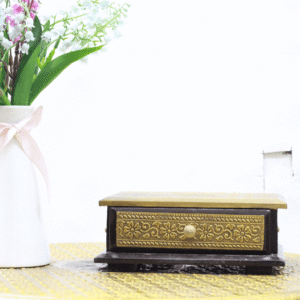 BRASS BOX 1 DRAWER