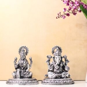 Brass Laxmi Ganesh 4”
