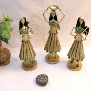 Iron Tribal Women Figurines