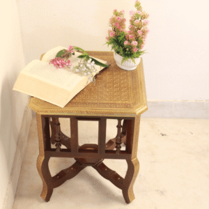 Brass Tile Stool 16x16x18