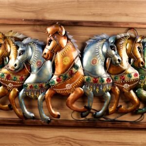 Vibrant 7 Horse Wall Art