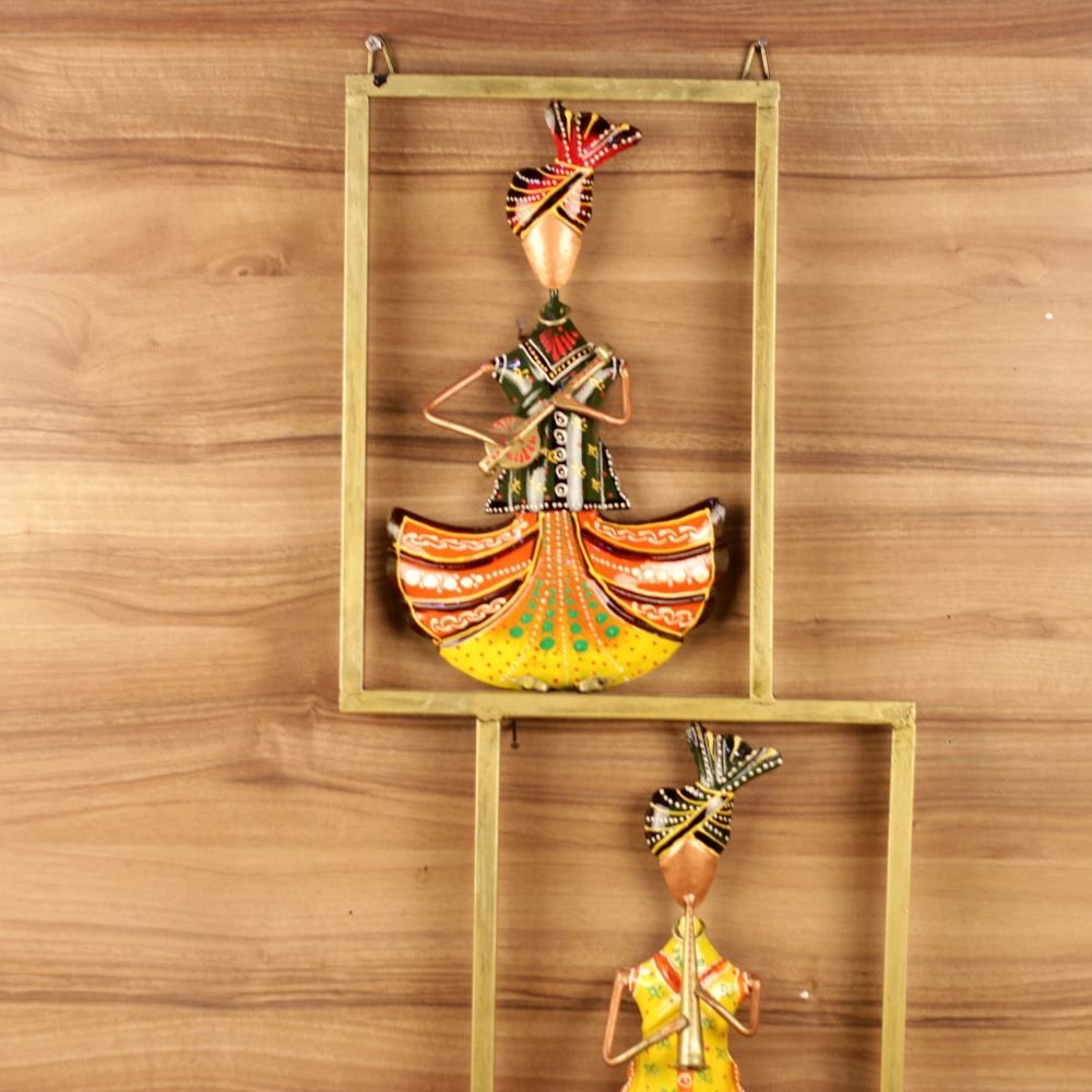 Iron Musician Wall Art Set - Image 2