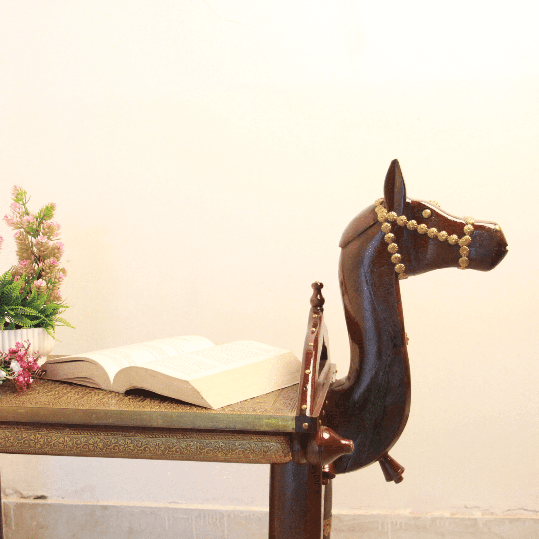 Brass Camel Bench Med. - Image 2