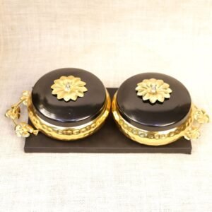 BLACK TRAY SET