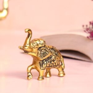 Small Metal Langda Elephant