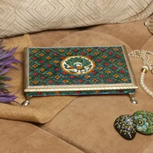 Full embossed paata with metal legs