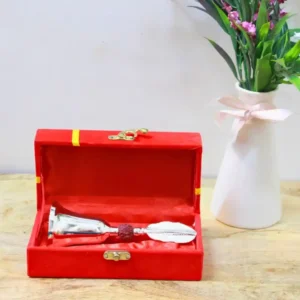 German Silver Bell With Box