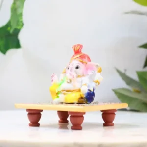 Marble Chowki Pagdi Ganesh