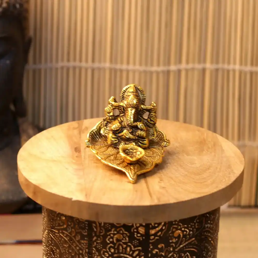 Metal Patta Ganesh Diya - Image 5