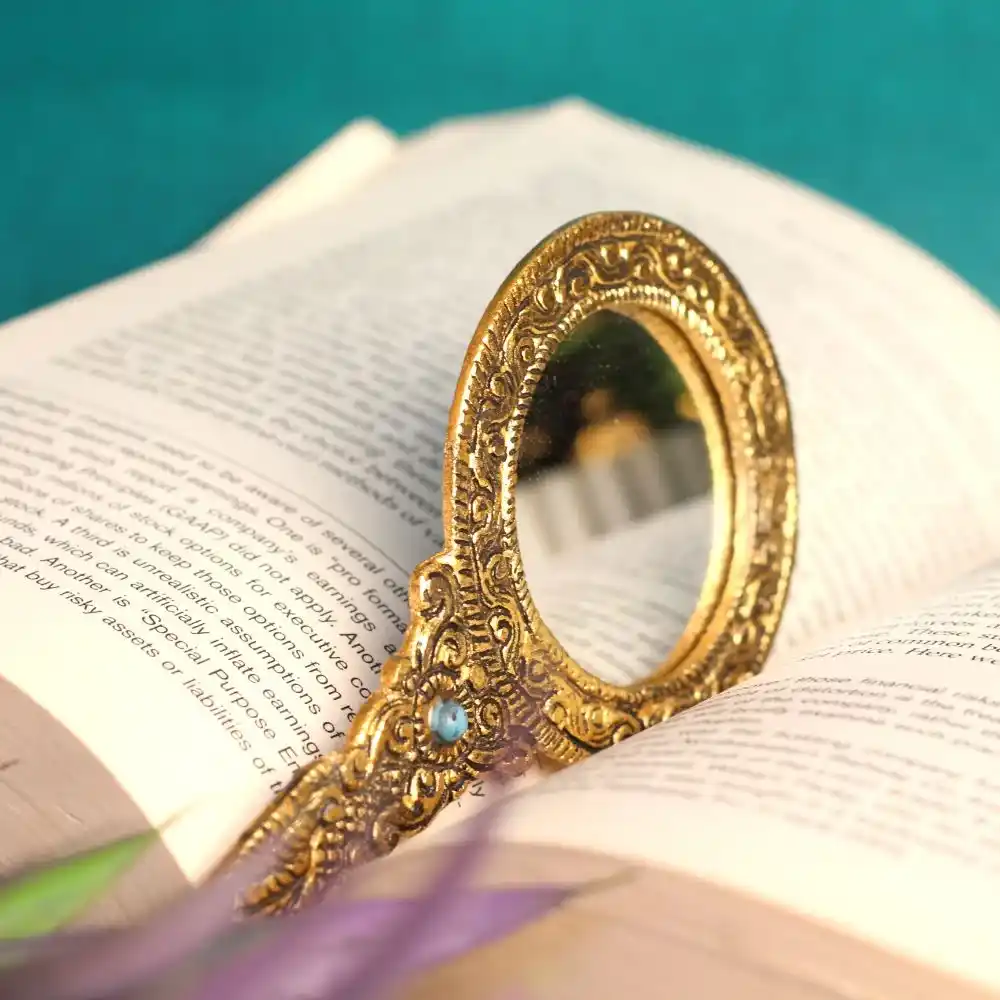 Metal Small Round Miror - Image 3