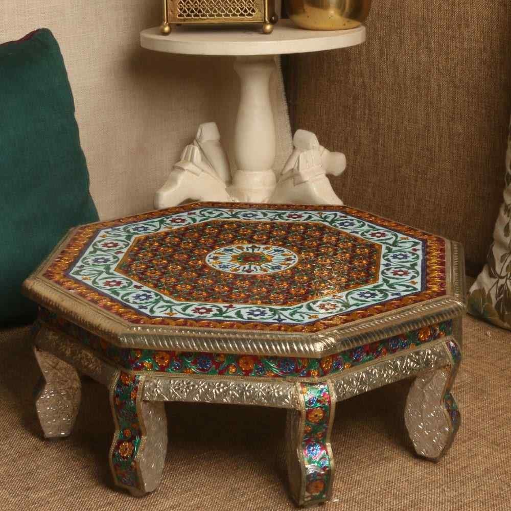 OCTA BLUE MEENA CHOWKI 18X18 - Image 2