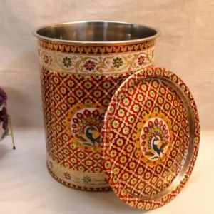 SILVER MEENAKARI TANKI 16X16