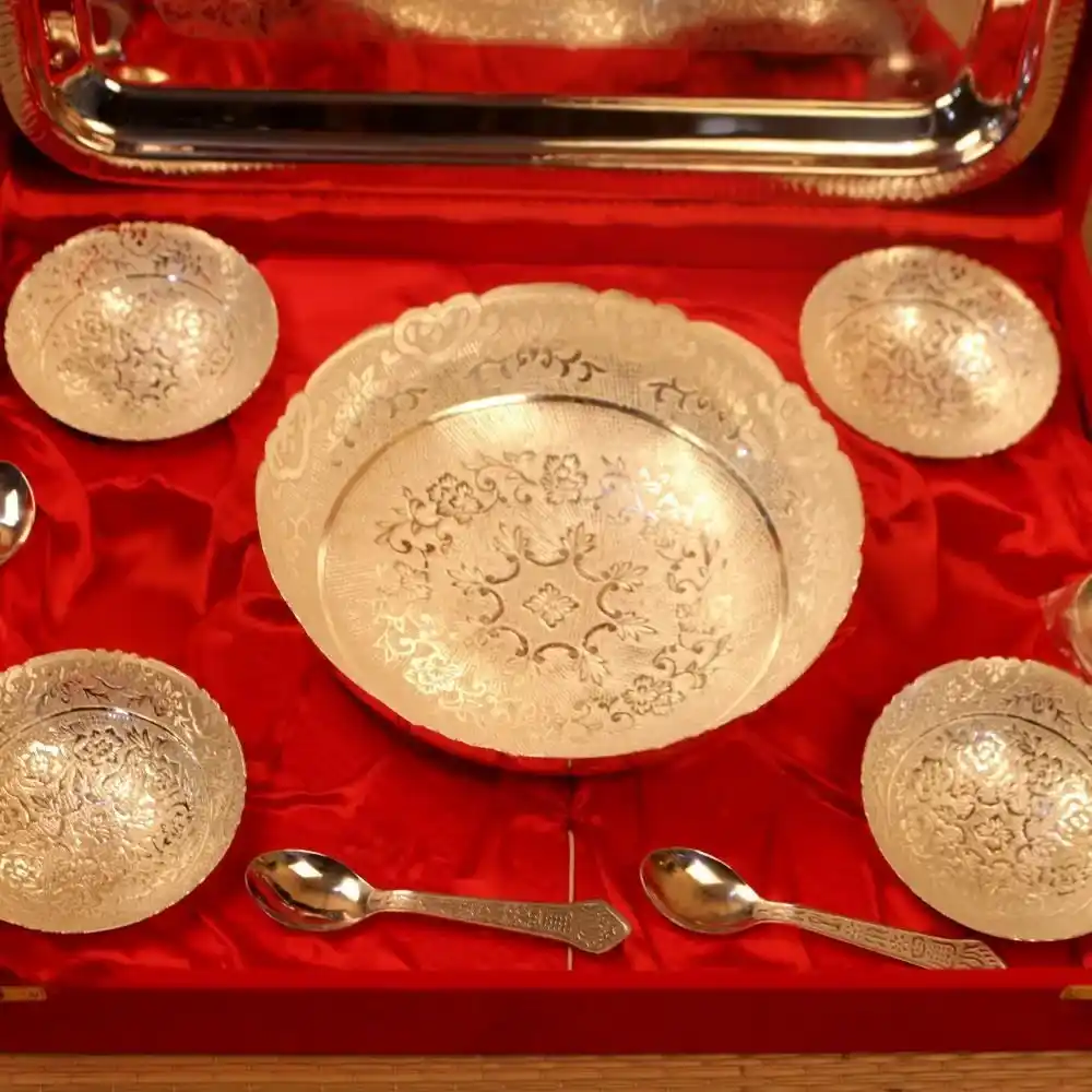 Silver Bowl Set Of 7 - Image 2