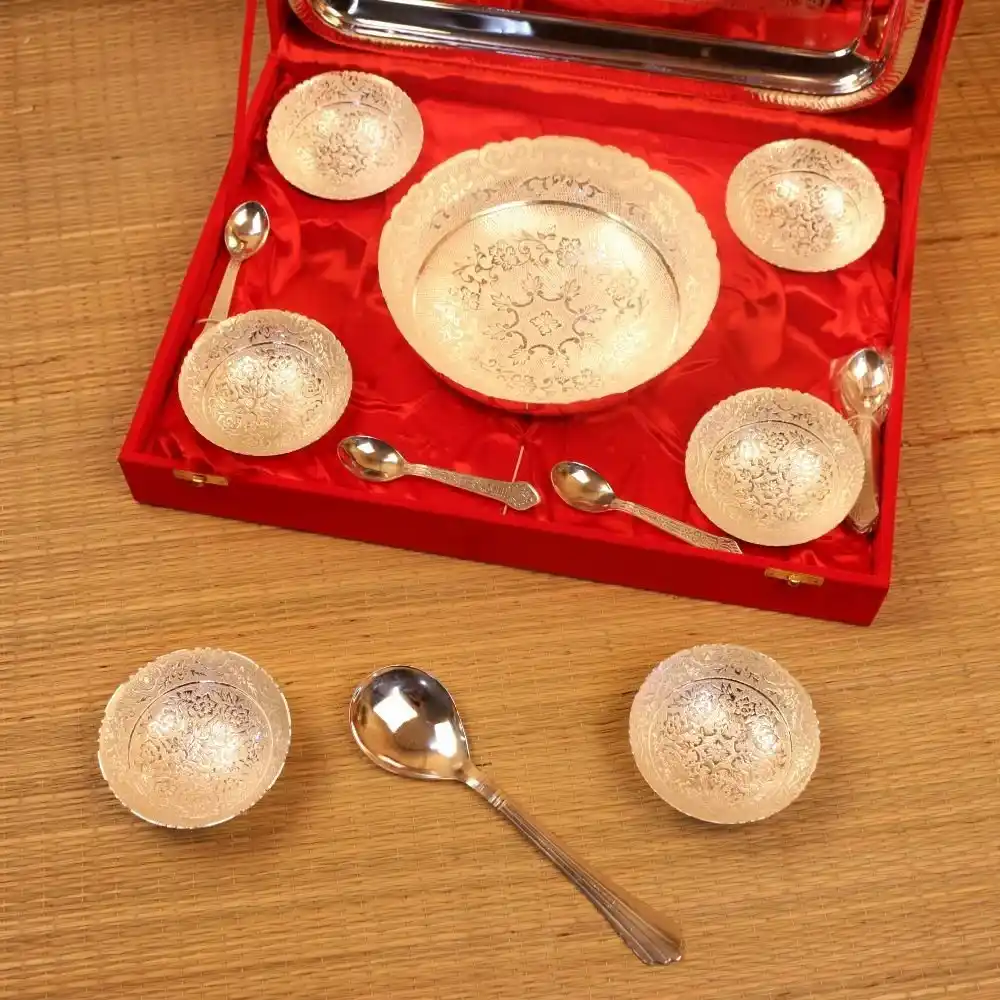Silver Bowl Set Of 7 - Image 3