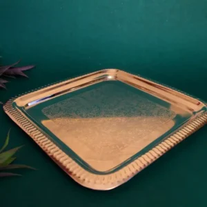Silver Retangle Tray 11×11