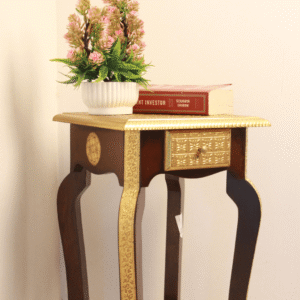 Brass Single Rack Stool