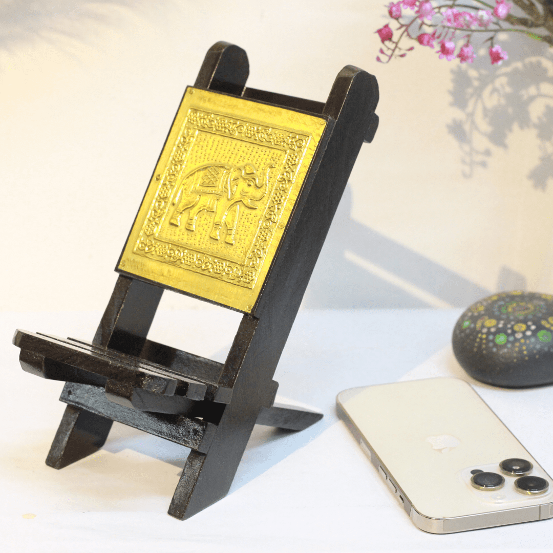 Brass Mobile Chair - Image 3