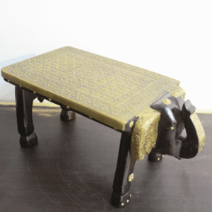 Brass Elephant Bench