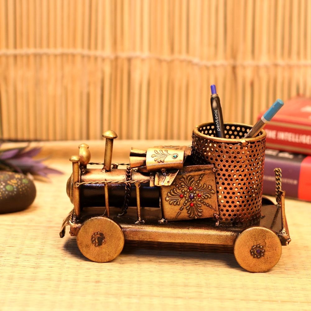 Vintage Train Pen Stand