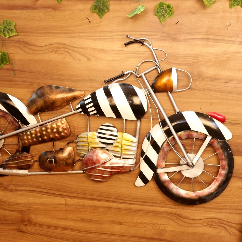 Metal Motorcycle Wall Art - Image 2