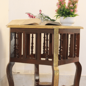 Brass Tile Stool 16x16x18