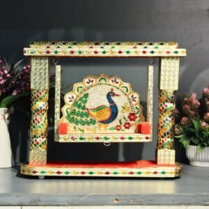 Wooden Minakari Rajwadi Jhula 12×15