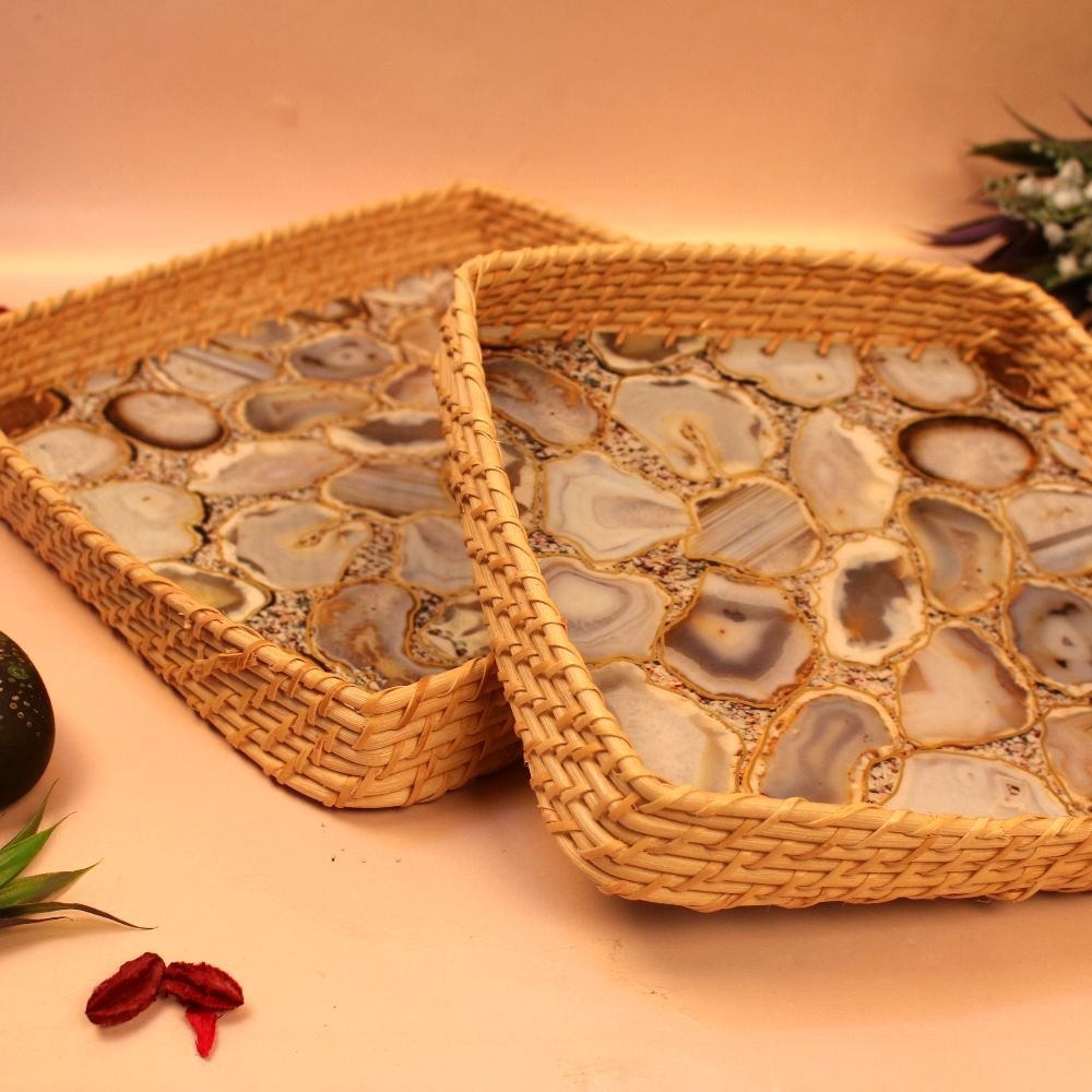 Wooden Mop Tray Set Of 2 - Image 3