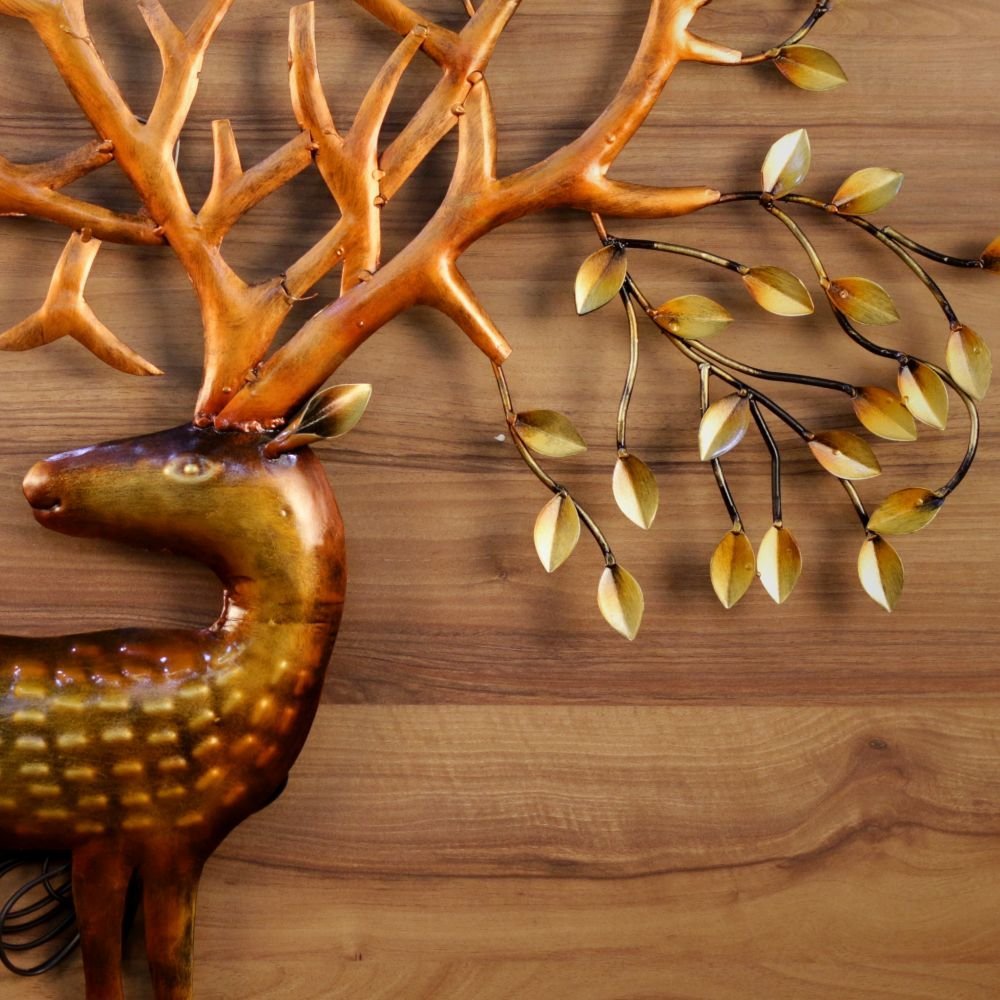 Iron Deer Wall Art - Image 2