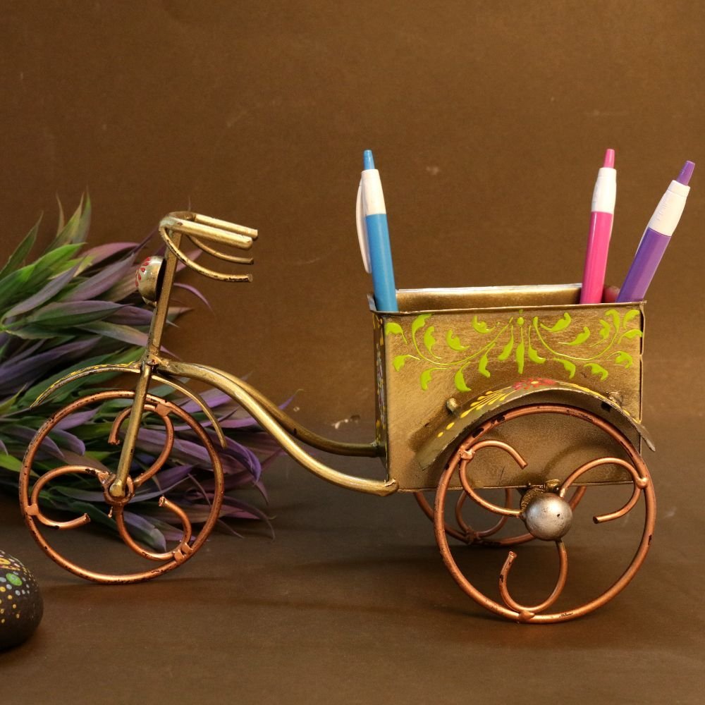 IRON PAINTED RICKSHAW HOLDER - Image 3