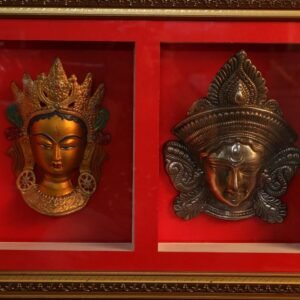 Handcrafted Wood & Metal Framed Idol |  Home & Temple God Idols