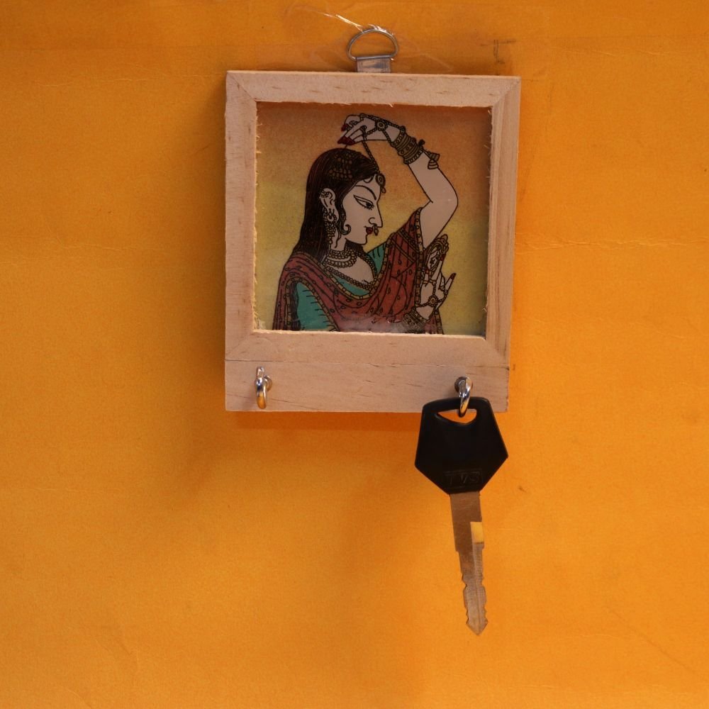 WOODEN GEMSTONE KEY HOLDDER - Image 2