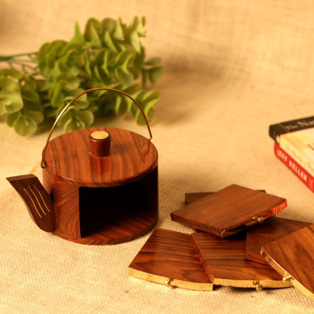 KETTLE COASTER SET OF 6 - Image 3
