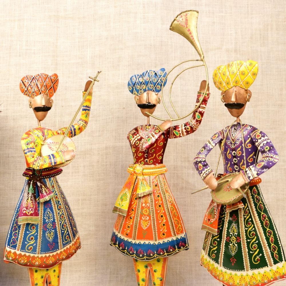 Rajasthani Musician Figurines - Image 2