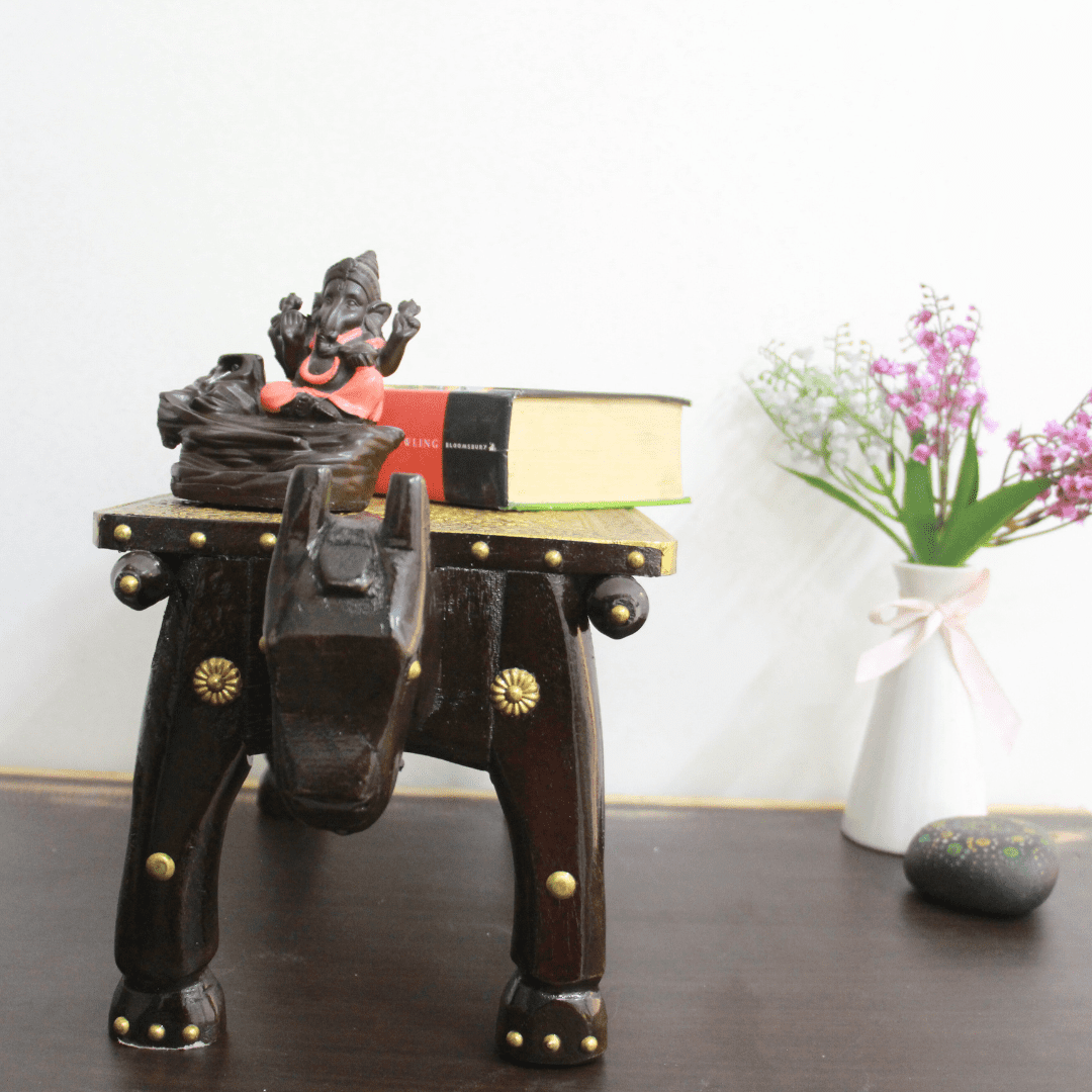 Brass Horse Bench - Image 5