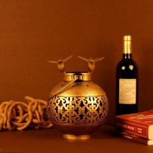 Elegant Golden Diwali Tealight Holder for Festive and Home Decor