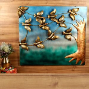 Iron Birds on a Branch Wall Art
