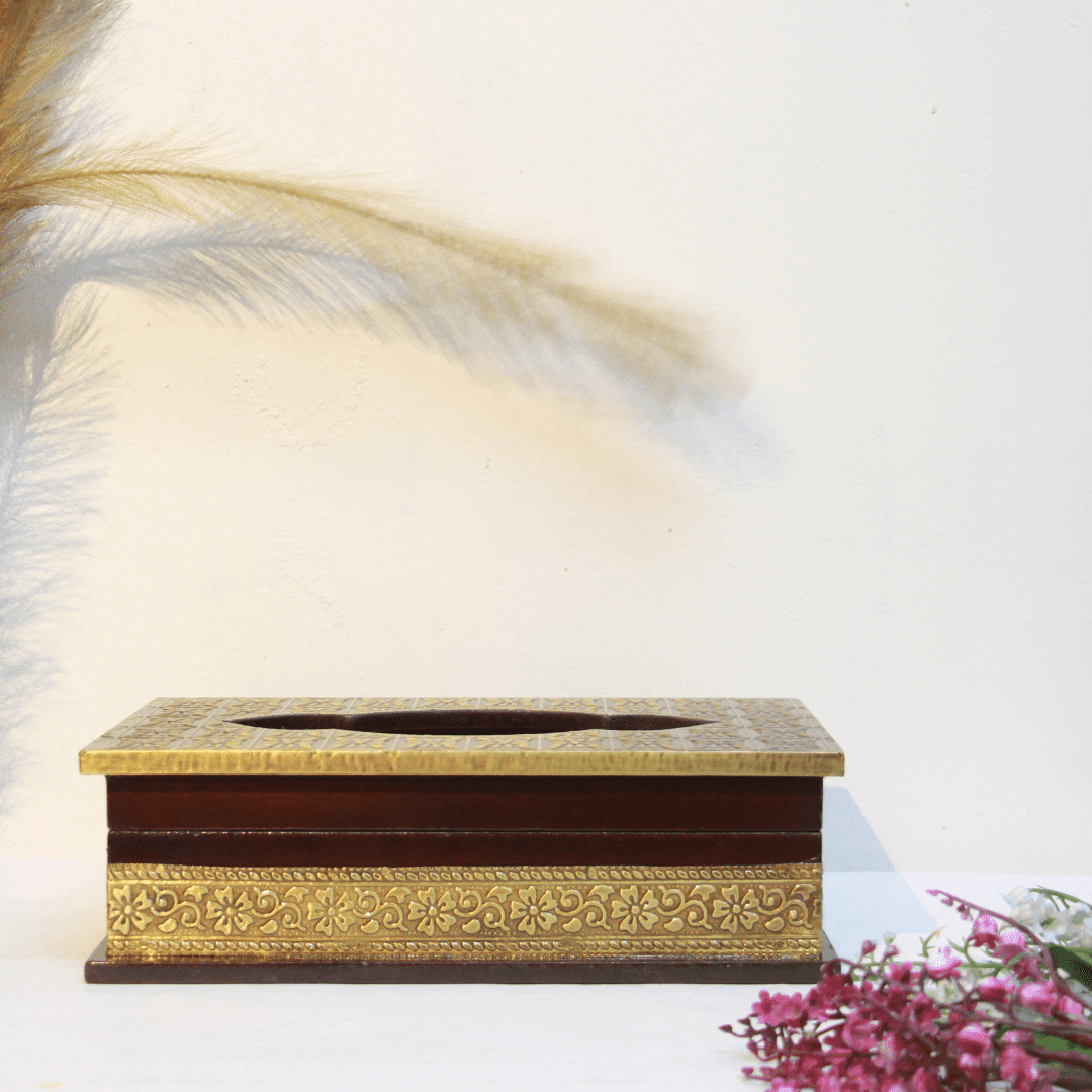 Brass Tissue paper Holder - Image 3