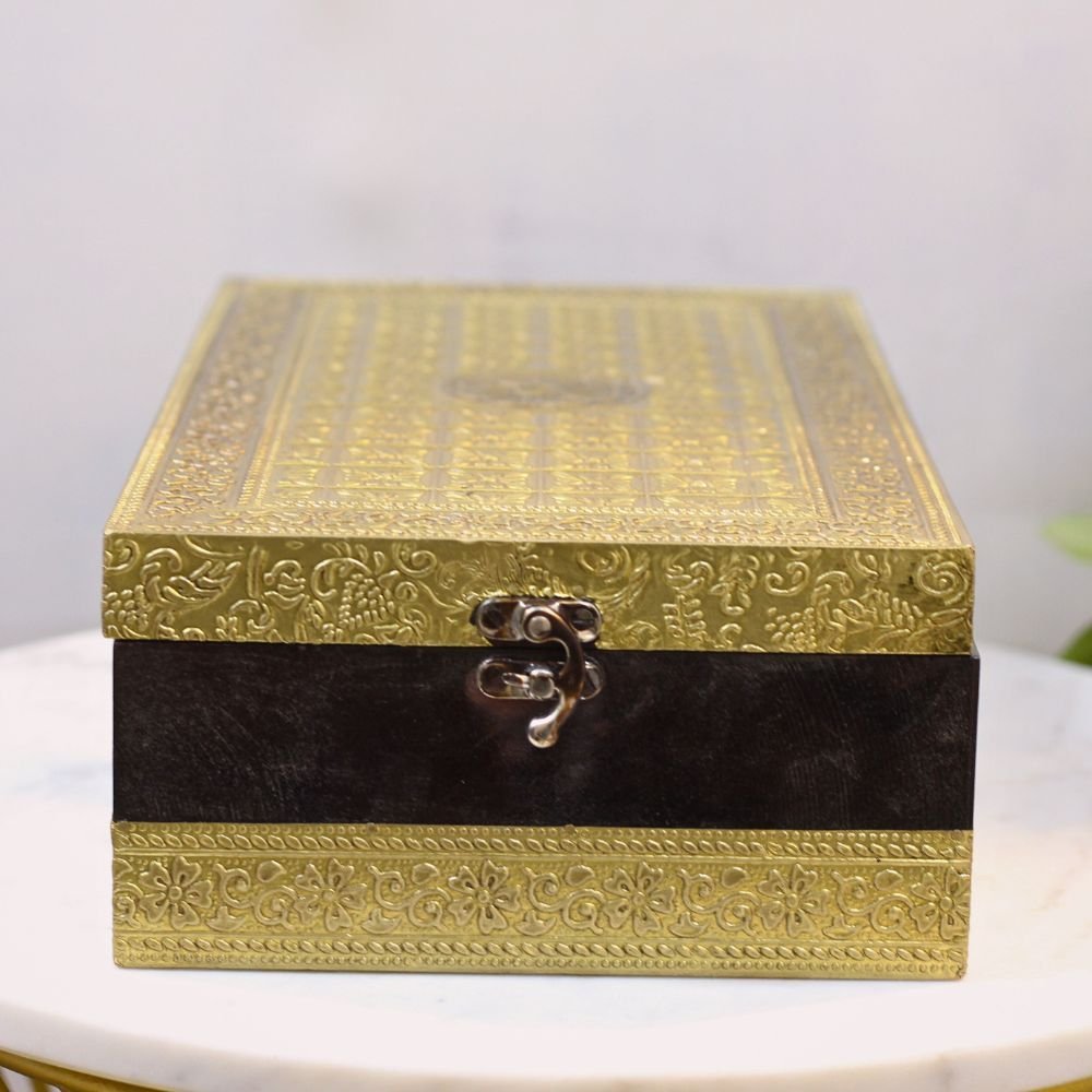 Brass Bangal Box 13x8x4 - Image 3
