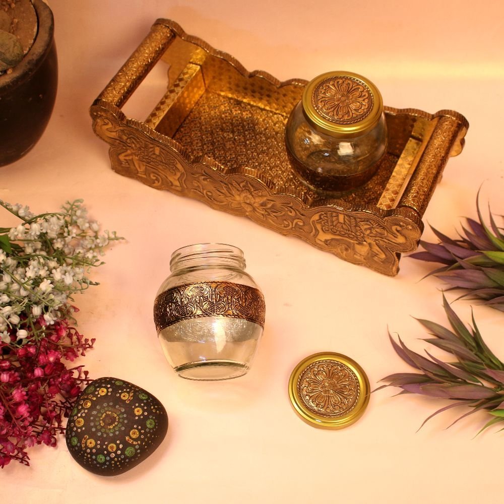 Wooden Spice Rack with Glass Jars - Image 2