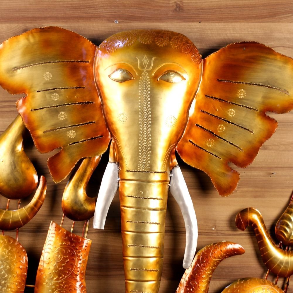 Iron Ganesha Wall Art - Image 2