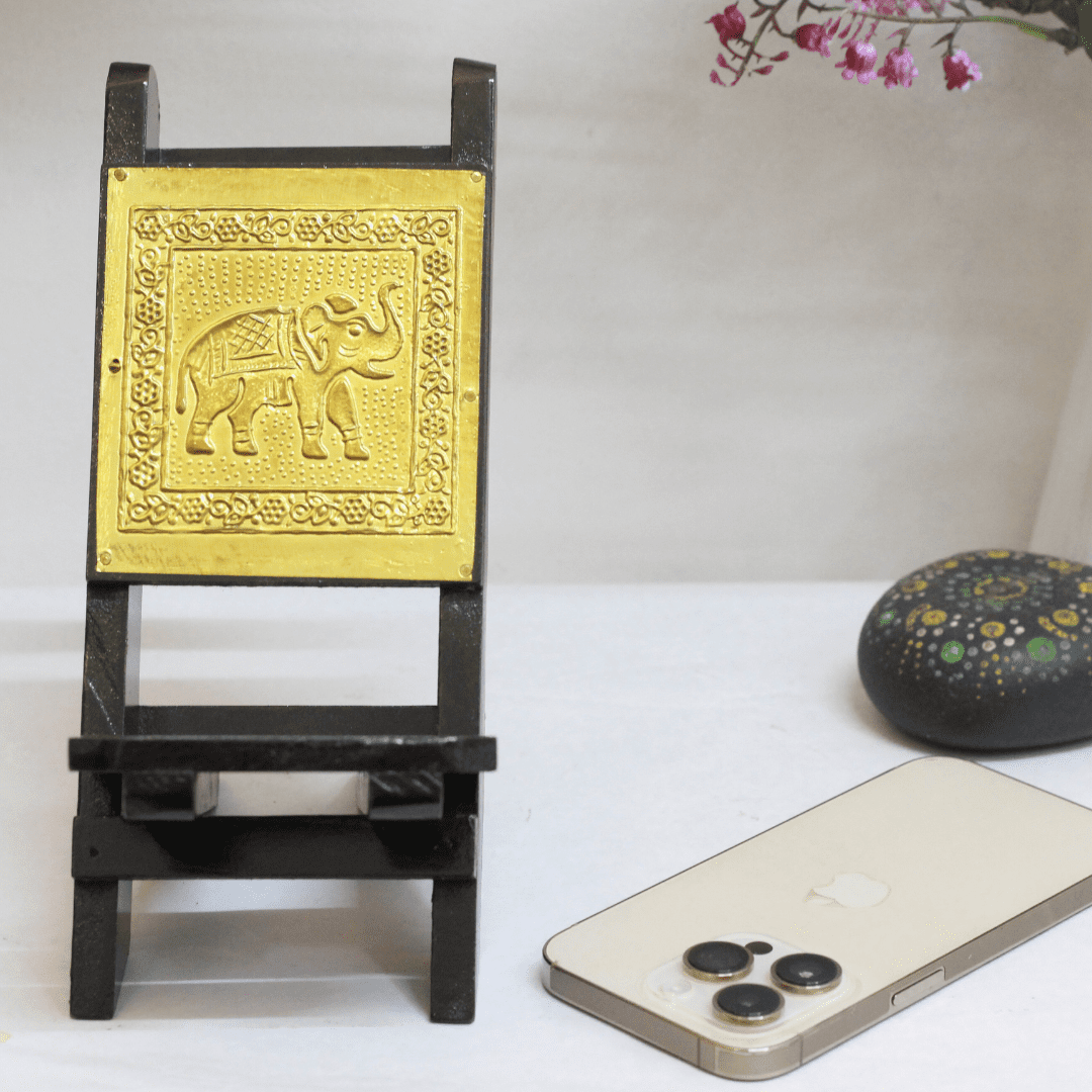 Brass Mobile Chair - Image 2