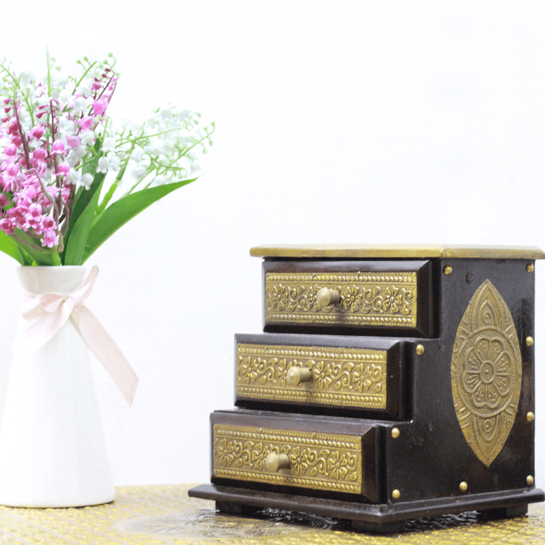 BRASS STEP 3 DRAWER - Image 3