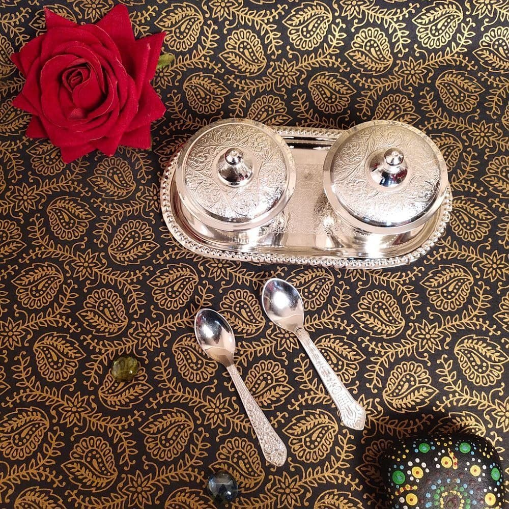 Silver-Plated Serving Set - Image 3