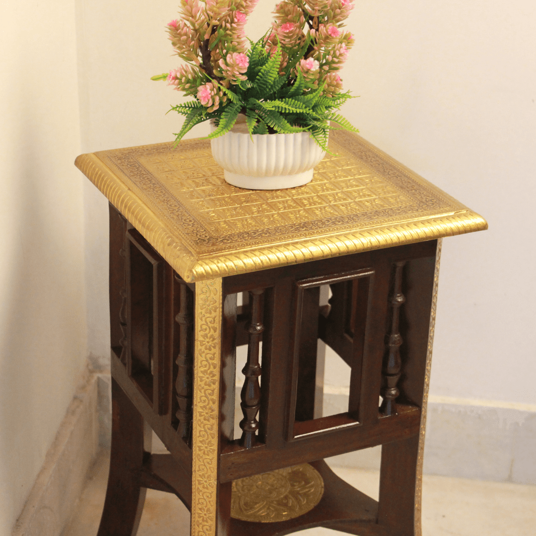 Brass Tive Stool - Image 3