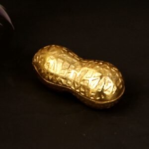 Brass Peanut-Shaped Dry Fruit Box