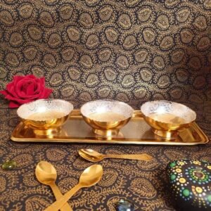 German Silver Serving Set with Tray