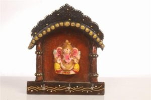 Wooden Ganesha Key Holder
