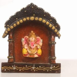 Wooden Ganesha Key Holder