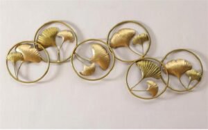 Ginkgo Leaf Metal Wall Art